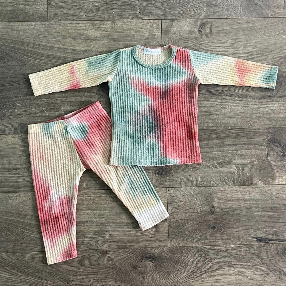 Baby Goosebumps Tie Dye Thermal Pajamas